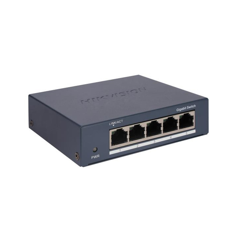 HIKVISION DS-3E0505-O - DESKTOP SWITCH 5 PT 10/100/1000M RJ45 CASE METALLO