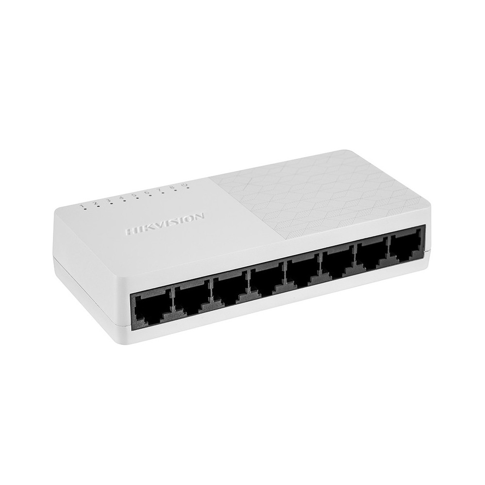 HIKVISION DS-3E0108D-O - DESKTOP SWITCH 8 PT 10/100 RJ45 CASE PLASTICA