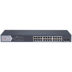 HIKVISION DS-3E0526P-E/M - SWITCH 24PT GIGABIT POE + 2PT GIGABIT SFP UPLINK