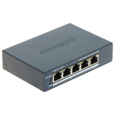 HIKVISION DS-3E1505P-EI/M - SWITCH 4PT GIGABIT POE + 1PT GIGABIT RJ45, 45W