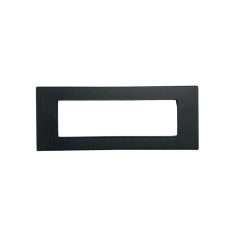 UNIVEL serie EVOLUTION 9016.N Placca CARRE' 6 posti, NERA