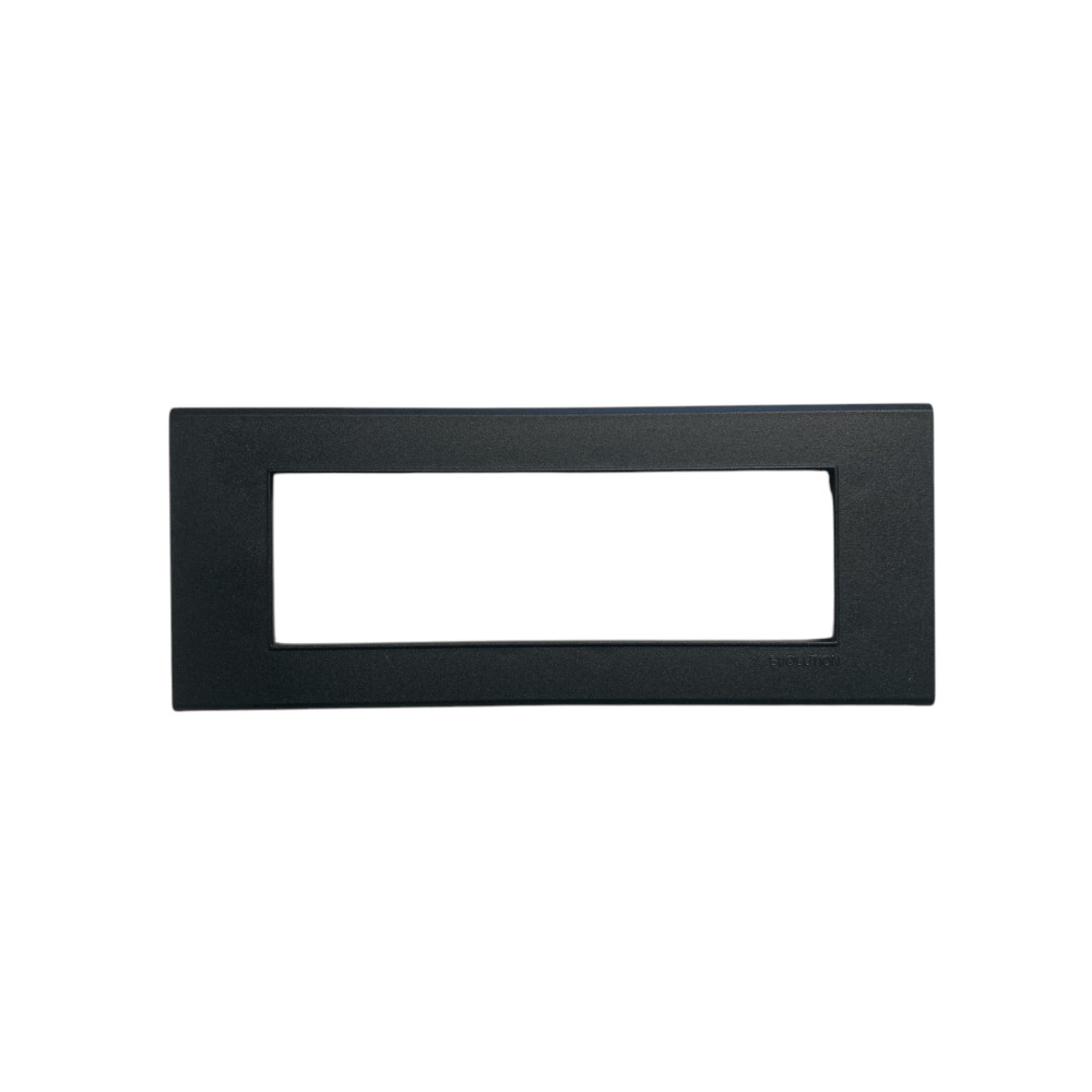 UNIVEL serie EVOLUTION 9016.N Placca CARRE' 6 posti, NERA