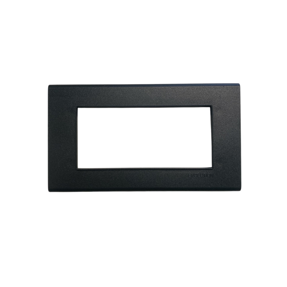 UNIVEL serie EVOLUTION 9014.N Placca CARRE' 4 posti, NERA
