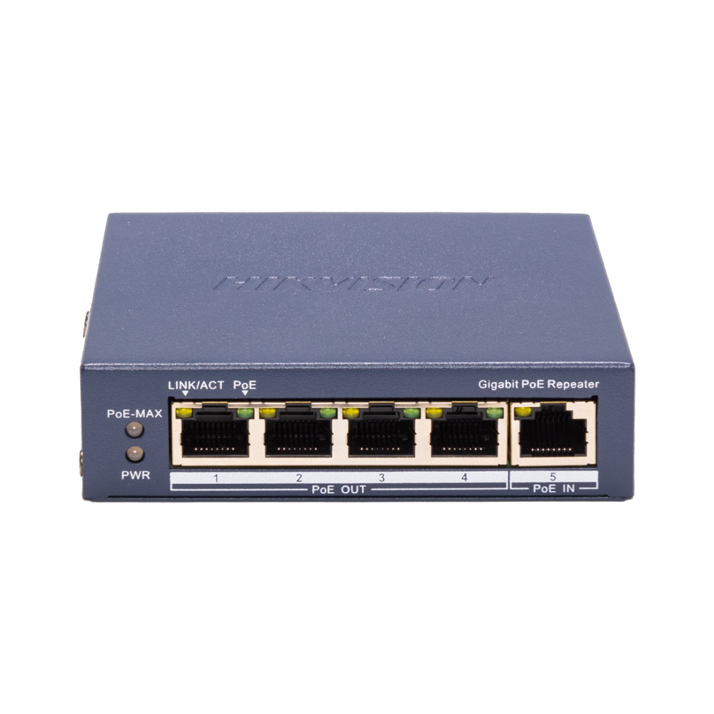 HIKVISION DS-3E0505P-E/R - PoE REPEATER GIGABIT - 60W