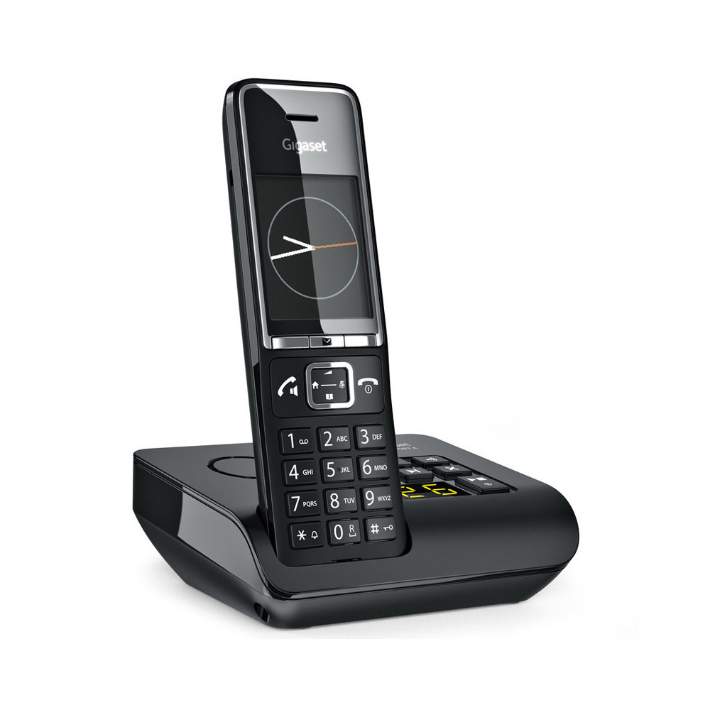 GIGASET COMFORT 550A (NERO) - TELEFONO CORDLESS CON SEGRETERIA E VIVAVOCE