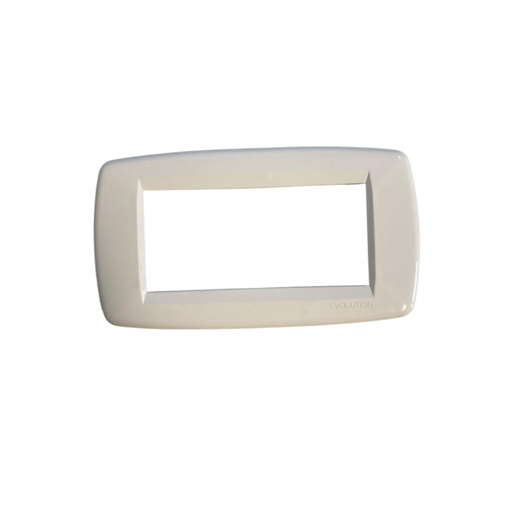 UNIVEL serie EVOLUTION 7014.B Placca CLASSIC 4 posti, BIANCA