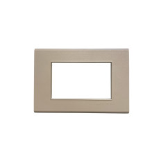 UNIVEL serie EVOLUTION 9013.AV Placca CARRE' 3 posti, AVORIO