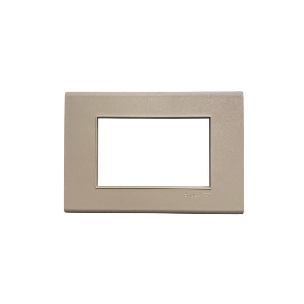 UNIVEL serie EVOLUTION 9013.AV Placca CARRE' 3 posti, AVORIO