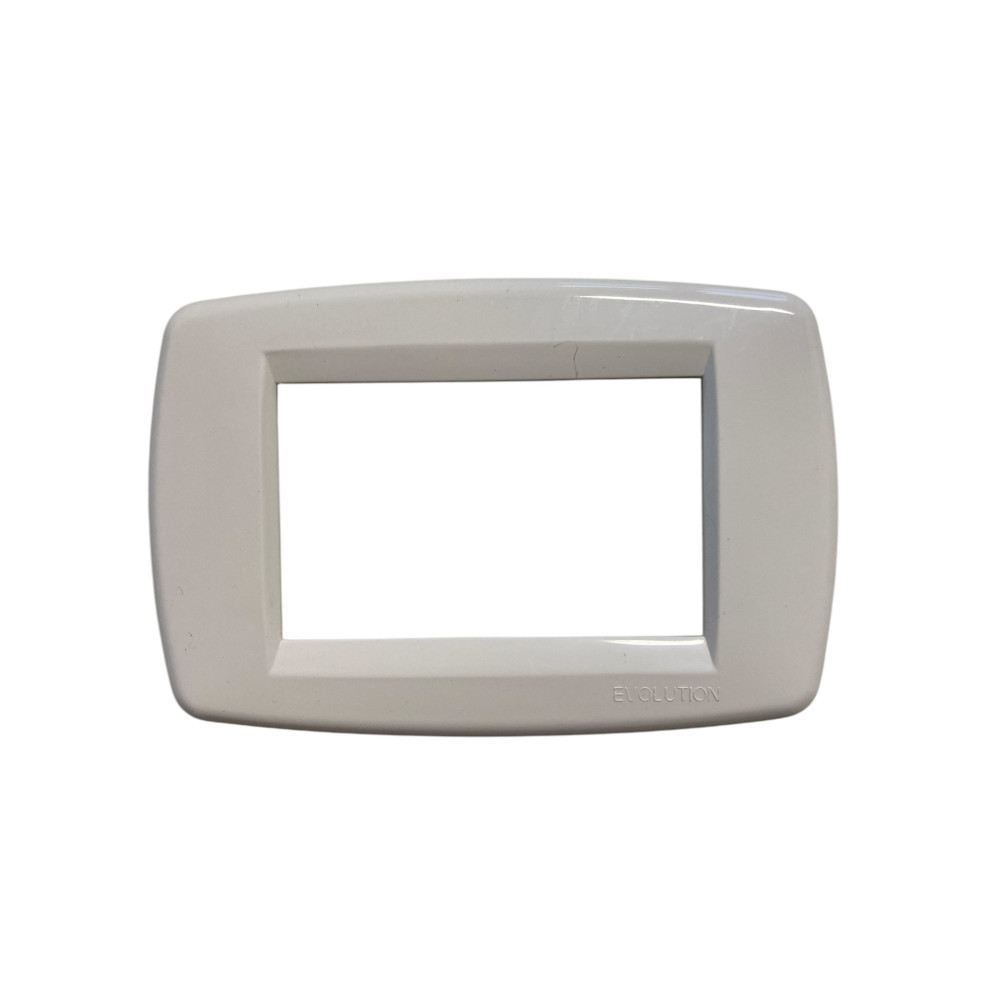UNIVEL serie EVOLUTION 7013.B Placca CLASSIC 3 posti, BIANCA