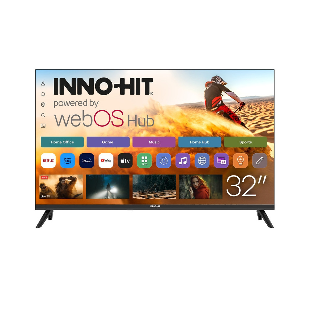 INNO HIT IH32FL2K - 32" SMART TV LED HD - FRAMELESS - WEB OS - HDR10 - IT