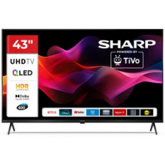SHARP 43HM5245E - 43" SMART TV QLED 4K - FRAMELESS - HDR - AUDIO HARMAN KARDON - IT