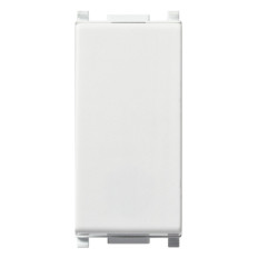Vimar PLANA 14004 Deviatore 1P 10 AX 250 V, illuminabile, tasto sostituibile, bianco