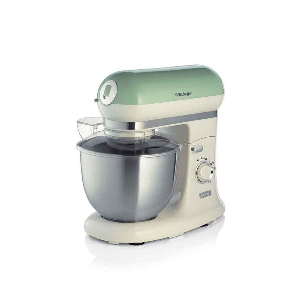 ARIETE IMPASTATRICE VINTAGE VERDE (1588/04) - TAZZA ACCIAIO INOX 5,5 L - 7 VELOCITA'' + PULSE - 2400W
