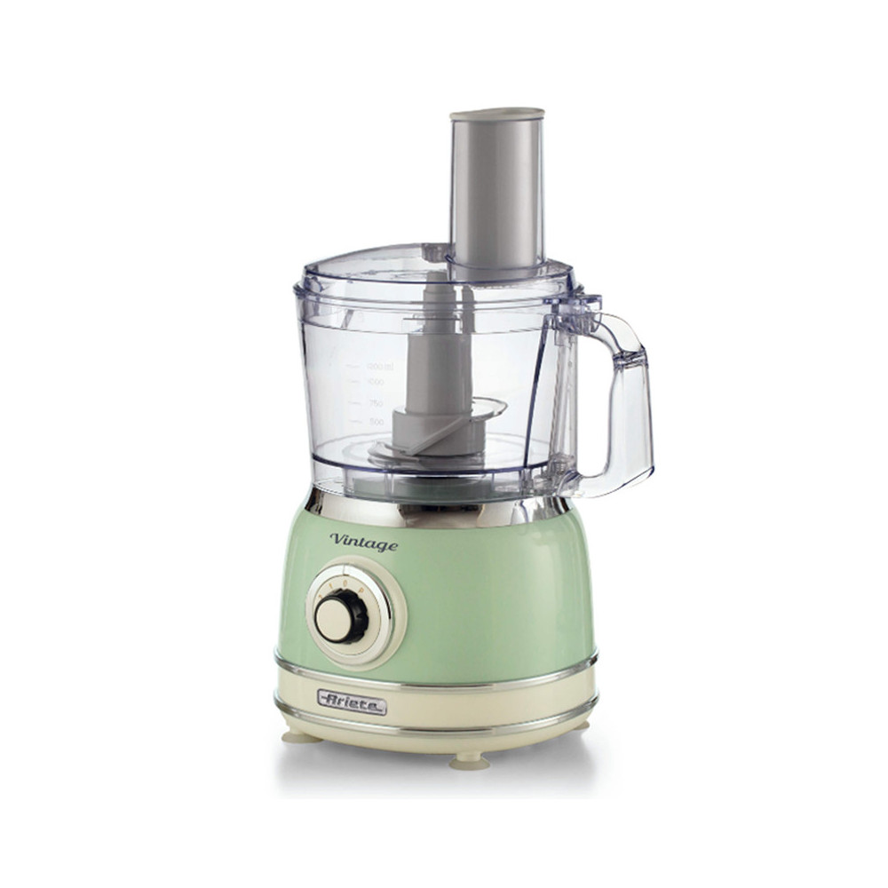 ARIETE 1781/04 - ROBOT DA CUCINA MULTIFUNZIONE VINTAGE (VERDE) - 1.2 L - 2 VELOC.+PULSE