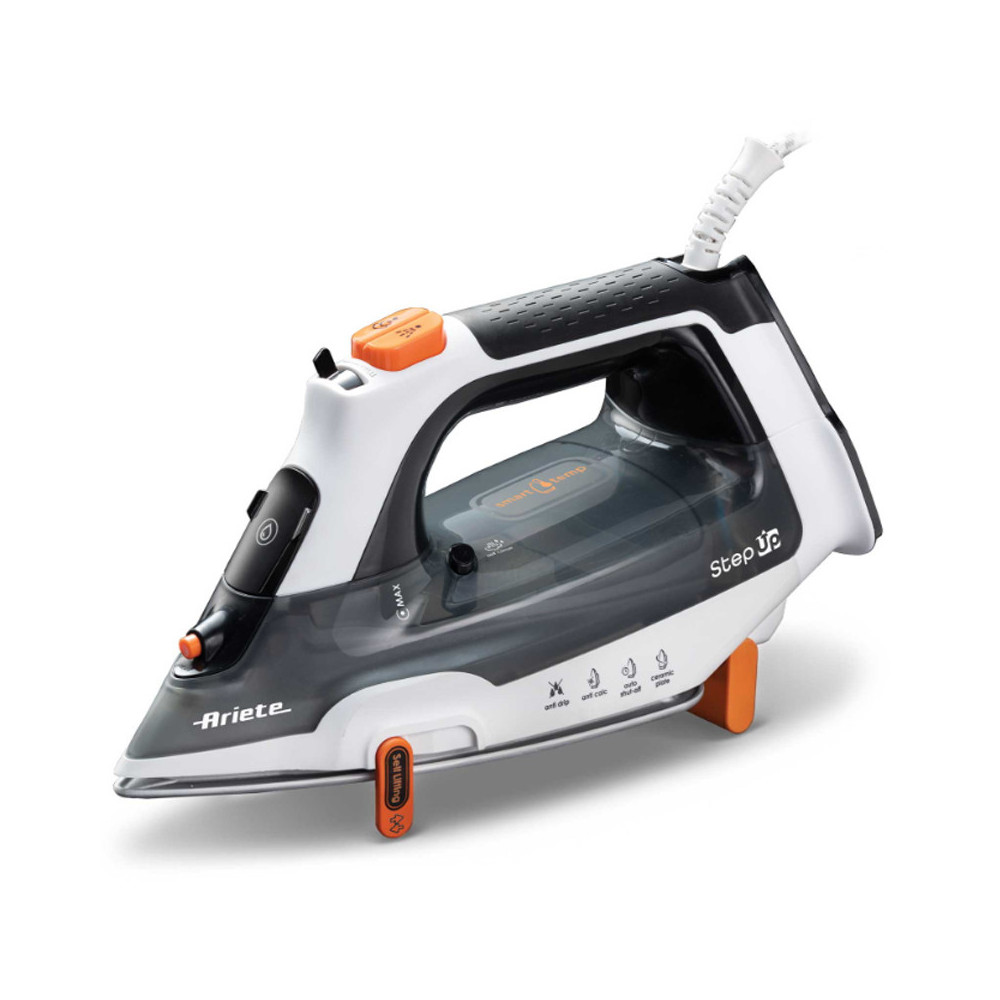ARIETE STEP UP (6190/00) - FERRO DA STIRO - PIASTRA IN CERAMICA - SOLLEVAMENTO AUTOMATICO DA TAVOLO A FINE STIRATURA