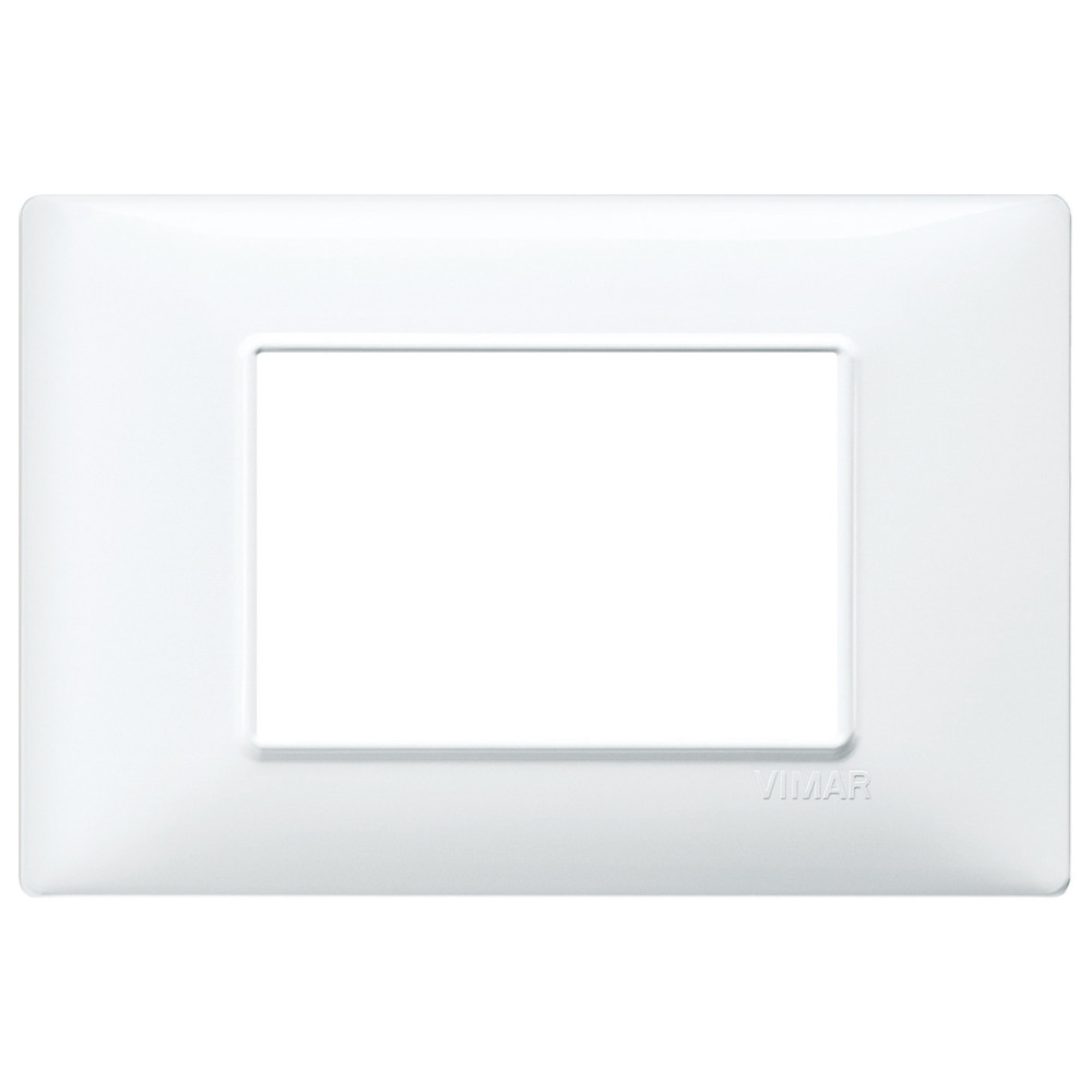 Vimar PLANA 14653.01 Placca 3 moduli, tecnopolimero, bianco