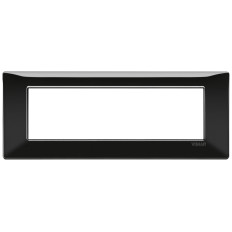 Vimar PLANA 14657.05 Placca 7 moduli, tecnopolimero, nero