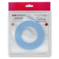 HIKVISION DS-1NP6ADL0-BL-1MT - CAVO LAN U/UTP WITH 50U GOLD PLATED RJ45 PLUG - 1M - BLUE