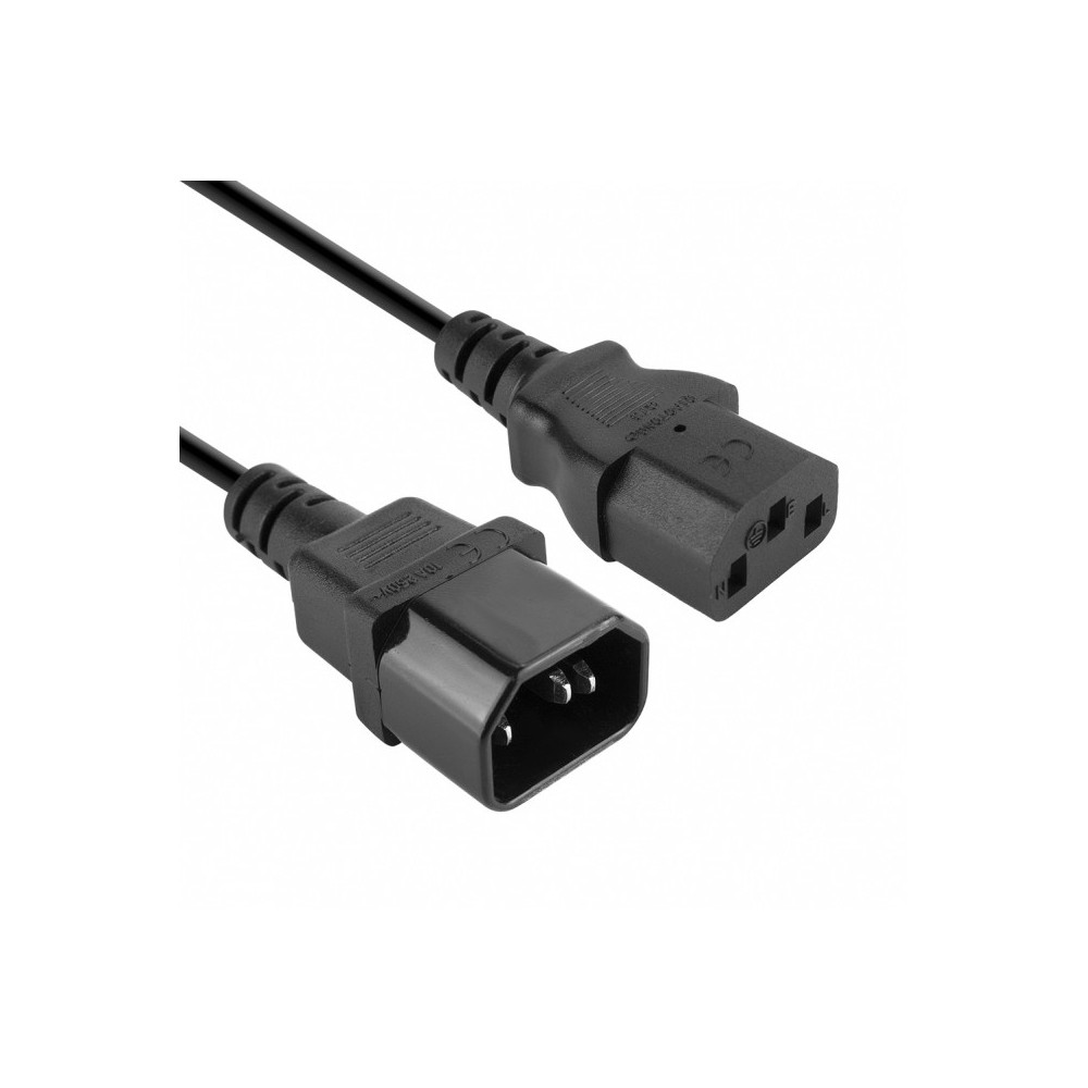 VULTECH ALIM15-IN - CAVO PROLUNGA ALIMENTAZIONE IEC13 FEMMINA IEC 14 MASCHIO