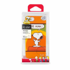 COVER ILUV SNOOPY ARANCIONE ICA7H382ORG PER IPHONE 5 - 5S - SE
