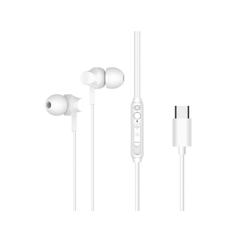 CONCEPTRONIC BRENDAN03W - AURICOLARI IN-EAR - WHITE - USB-C