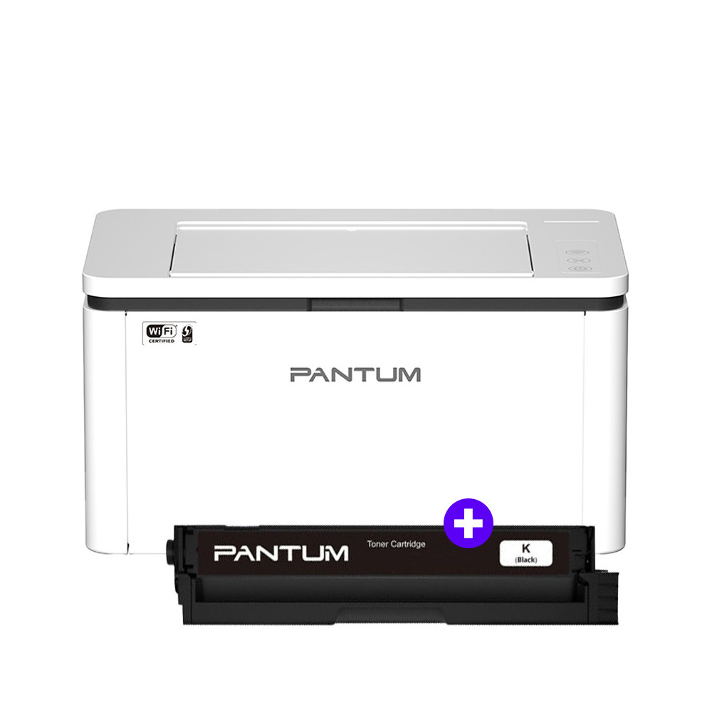 (BUNDLE) PANTUM BP2300W - STAMPANTE LASER MONOCROMATICA A4 - WI-FI 22PPM + TONER ORIGINALE PL-A2310H
