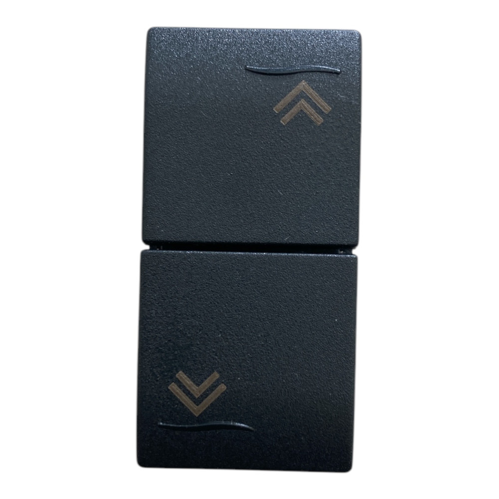 Marlanvil Onda 7737.1 Pulsante serranda interbloccato 1NO+1NO, Antracite, 1 modulo