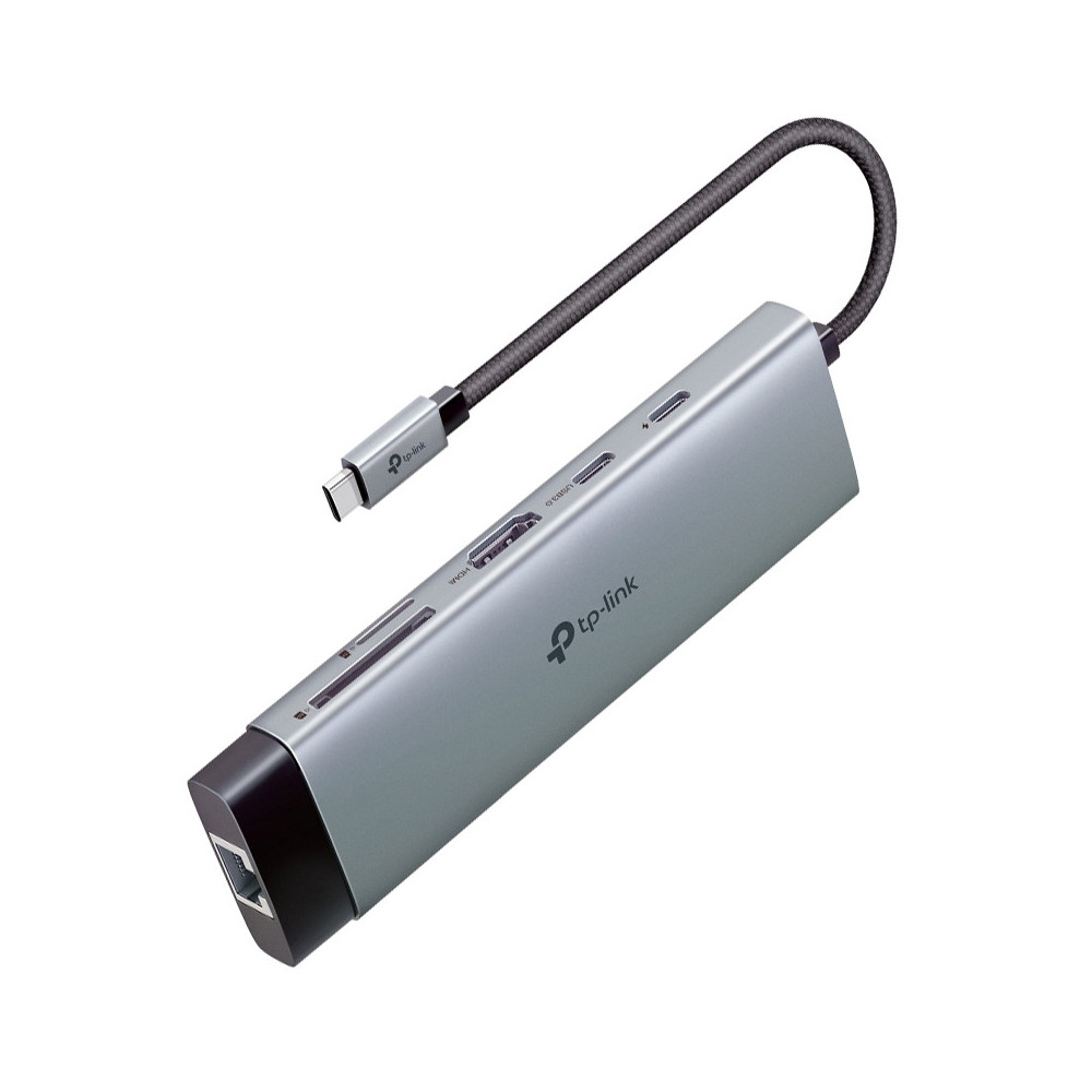 TP-LINK UH9120C - HUB USB-C 9 IN 1 - 1PT HDMI 4K - 2PT USB-C - 1PT RJ45 - 1PT SD - 1PT MICROSD - 3PT USB-A 3.0