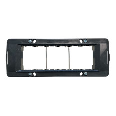 Marlanvil Onda 7726 Supporto 6 posti + viti per scatole 6 moduli lineari, grigio