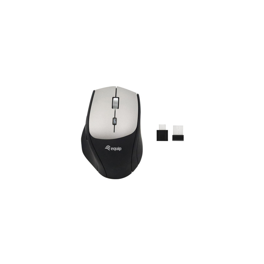 EQUIP 245115 - MOUSE WIRELESS - DPI SWITCH (800/1200/1600) - DUAL CONTROL