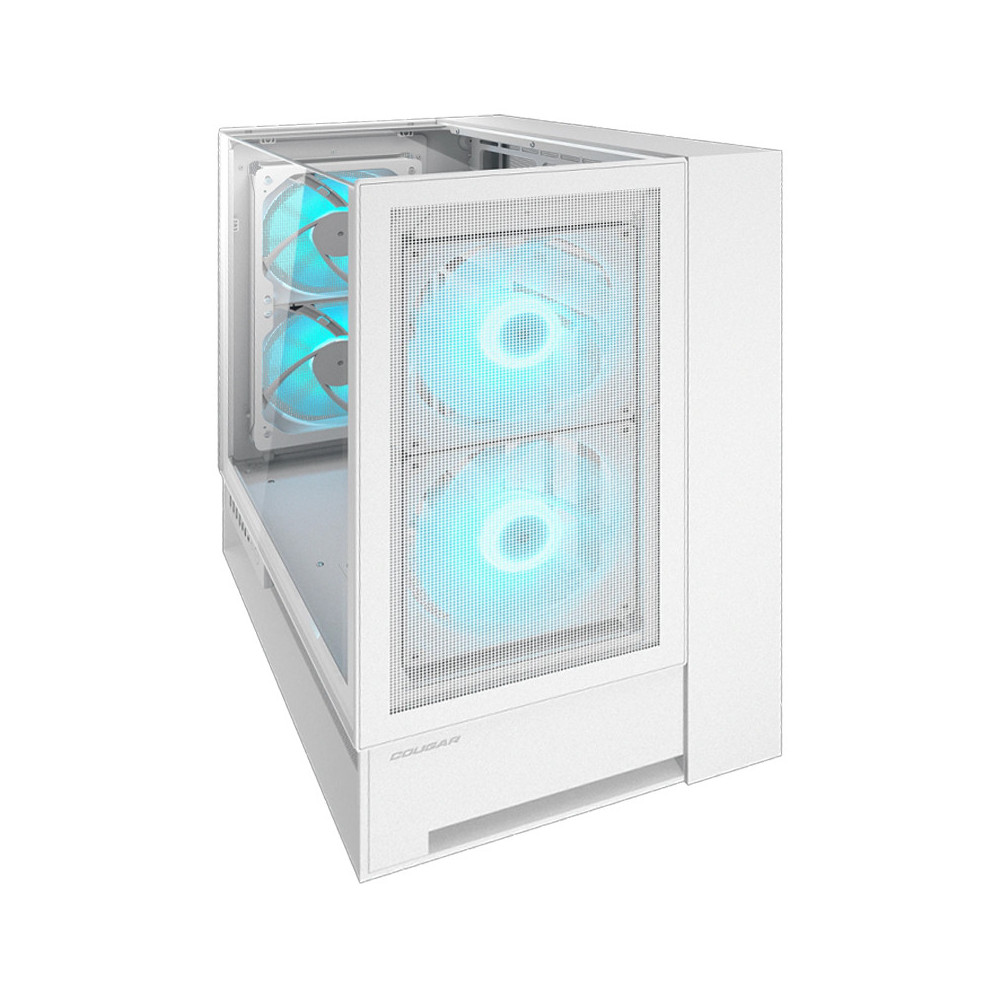 COUGAR OMNY X (WHITE) - PC CASE MID TOWER - 4 VENTOLE RGB + HUB (supp GPU VERTICAL)
