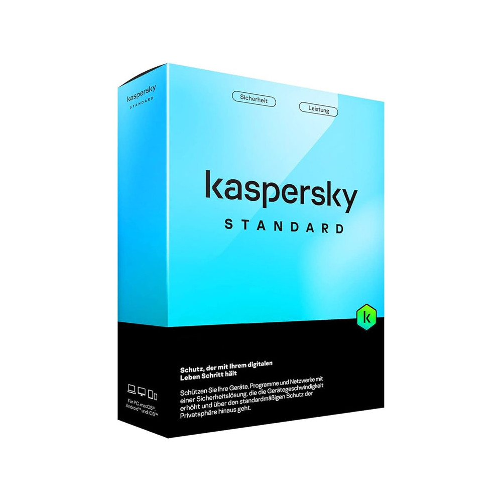 KASPERSKY STANDARD - SOFTWARE SICUREZZA 5 DEVICE / 1Y - SUPERSLIMBOX (KL1041T5EFS-SSB)