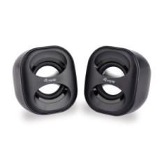 EQUIP 245330 - SPEAKER 2.0 - 6W - USB-A POWER - BLACK / WHITE