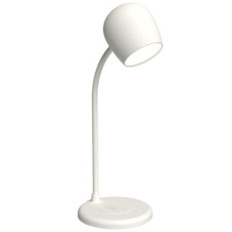KREAFUNK ELLIE (WHITE) - LAMPADA DA TAVOLO CON SPEAKER BLUETOOTH E BASE CHARGER