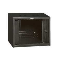 LEGRAND 646200 - ARMADIO RACK 19" (NERO) - 6 UNITA'' DA MURO (A)358 x (L)600 x (P)450 - PORTA IN VETRO