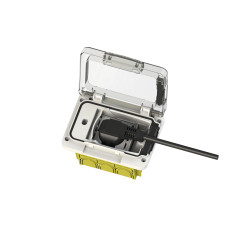 4BOX Wide – Custodia da esterno per scatola 3 moduli, IP55 a SPINA INSERITA