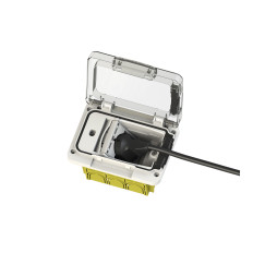 4BOX Wide – Custodia da esterno per scatola 3 moduli, IP55 a SPINA INSERITA