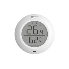 EZVIZ T51C - SENSORE SMART DI TEMPERATURA ED UMIDITA'' - PROTOCOLLO ZIGBEE - WIFI - DISPLAY LCD - DA APPOGGIO O DA MURO