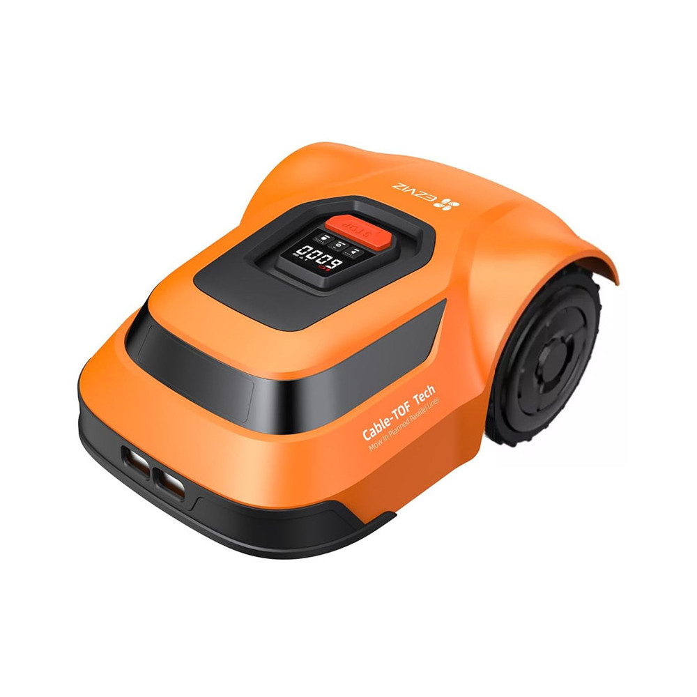 EZVIZ RM600 - ROBOT TAGLIAERBA SMART - TECNOLOGIA DI POSIZIONAMENTO C-TOF - ALTEZZA TAGLIO REGOLABILE - SENSORE PIOGGIA