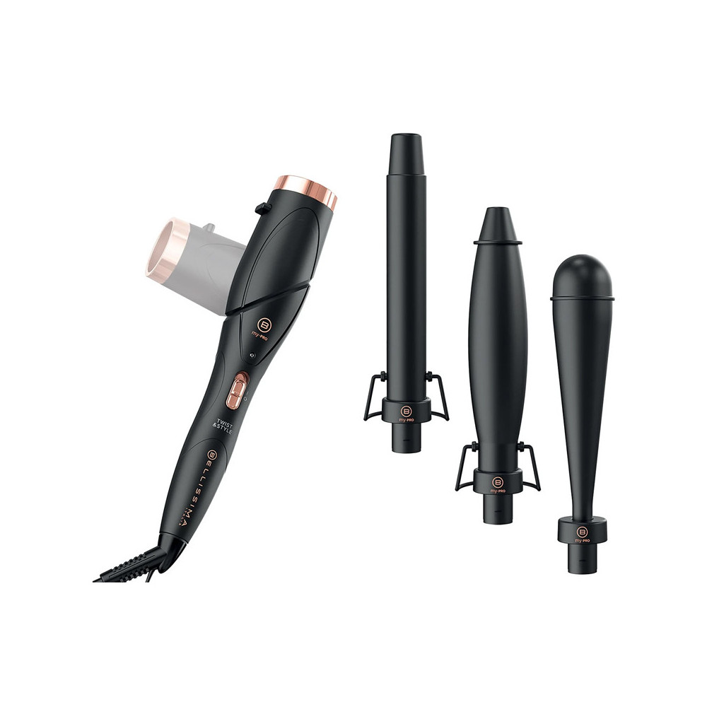 IMETEC BELLISSIMA TWIST & STYLE KIT (11888A) - PIASTRA MODELLANTE CAPELLI - PIASTRA IN CERAMICA - 200W