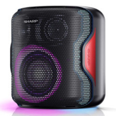 SHARP PS-921(BK) - SPEAKER BLUETOOTH PORTATILE TWS - 130W - FLAC - IPX5 - GIOCO LUCE LED RGB - NERO