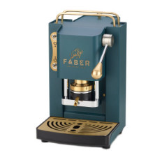 FABER PRO DELUXE VERDE INGLESE - MACCHINA PER CAFFE'' - PRESSACIALDA IN OTTONE - ELETTROVALVOLA E TERMOSTATO 95 - TELAIO IN