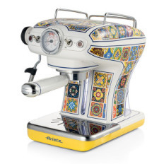 ARIETE CAFFÈ ESPRESSO POSITANO EDITION (1389) - MACCHINA PER CAFFE'' ESPRESSO - POLVERE E CIALDE - 1 O 2 TAZZE - CAPPUCCINATORE