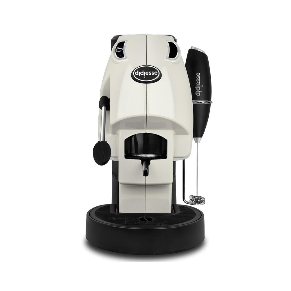DIDIESSE BABY FROG COFFEE AND TEA (AVORIO) - MACCHINA DA CAFFE'' CON FRULLINO E DOPPIO PORTACIALDA - 450W