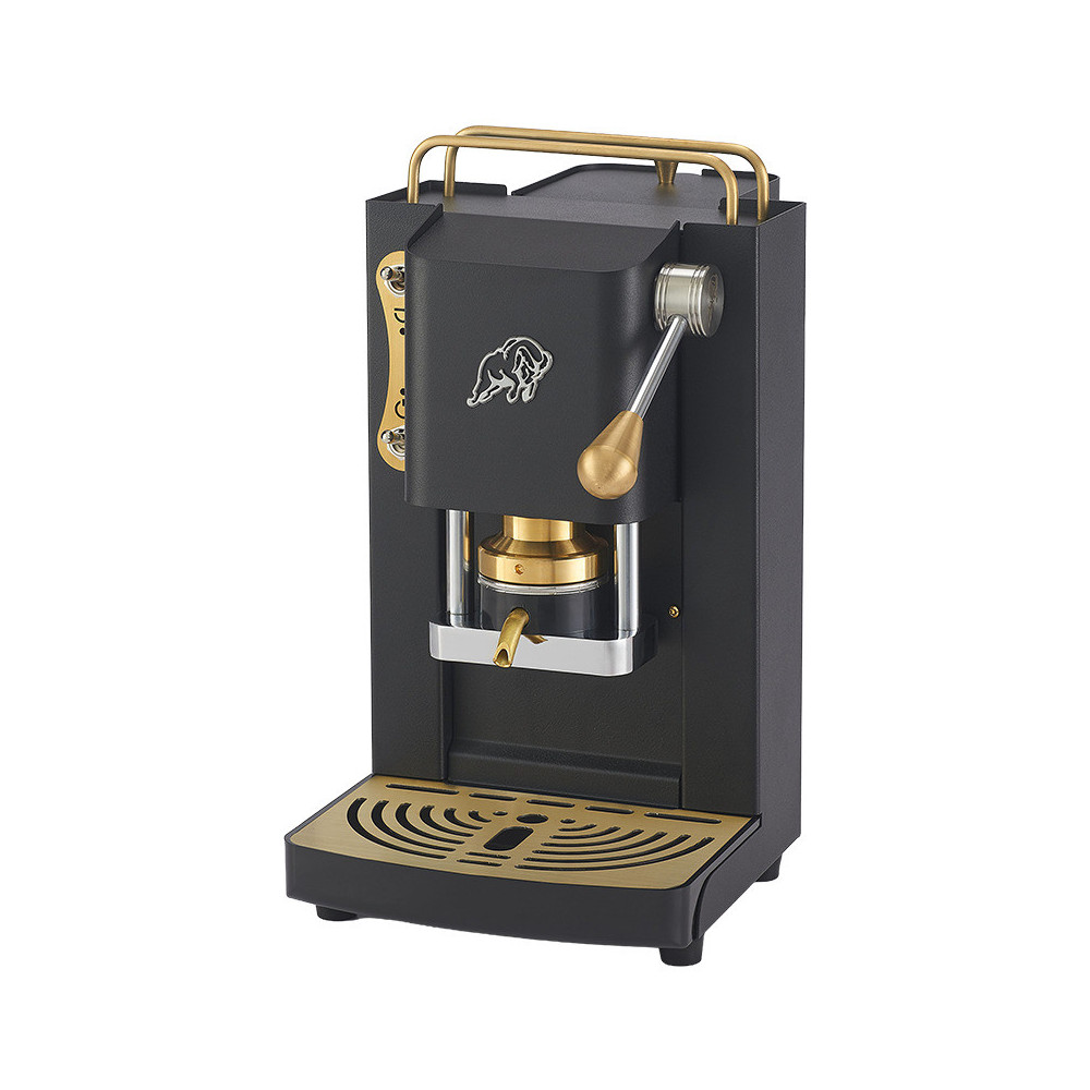 FABER PRO 3.0 ESSENTIAL BLACK BRASS - MACCHINA CAFFÈ A CIALDE