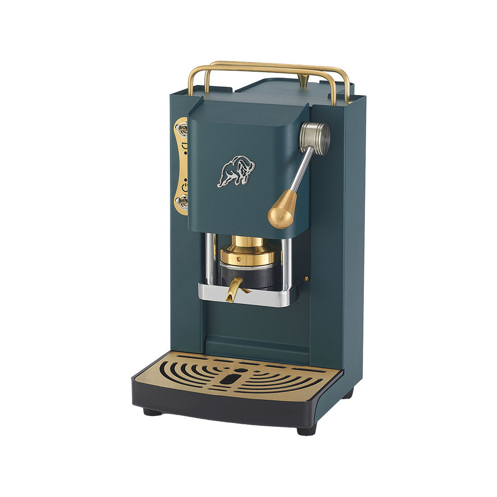 FABER PRO 3.0 ESSENTIAL BRITISH GREEN BRASS - MACCHINA CAFFÈ A CIALDE