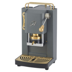 FABER PRO 3.0 ESSENTIAL GRAY DAYTONA BRASS - MACCHINA CAFFÈ A CIALDE