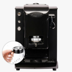 FABER SLOT PLAST LITE2.1 NERO (SPNERNLT2.1) - MACCHINA CAFFE A CIALDE - 95 GRADI - PORTACIALDE ESTRAIBILE