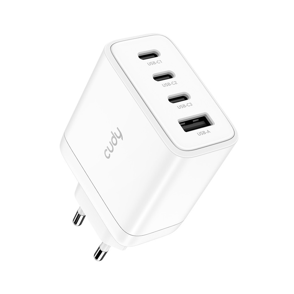 CUDY CH70_EU - CHARGER 4 PT 65W (3PT USB-C + 1PT USB-A)