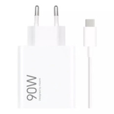 XIAOMI BHR07ZBEU - ALIMENTATORE 90W USB-A + CAVO TYPE-C WHITE